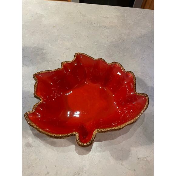Temptations by Tara Harvest Leaf 1.0Qt Casserole Serving Dish 11x9.5x2.5 New - Picture 2 of 9